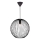 Nordlux - Luster na lanku BERONI 1xE27/60W/230V čierna