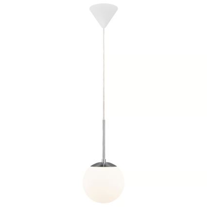 Nordlux - Luster na lanku CAFE 1xE27/15W/230V pr. 15 cm biela
