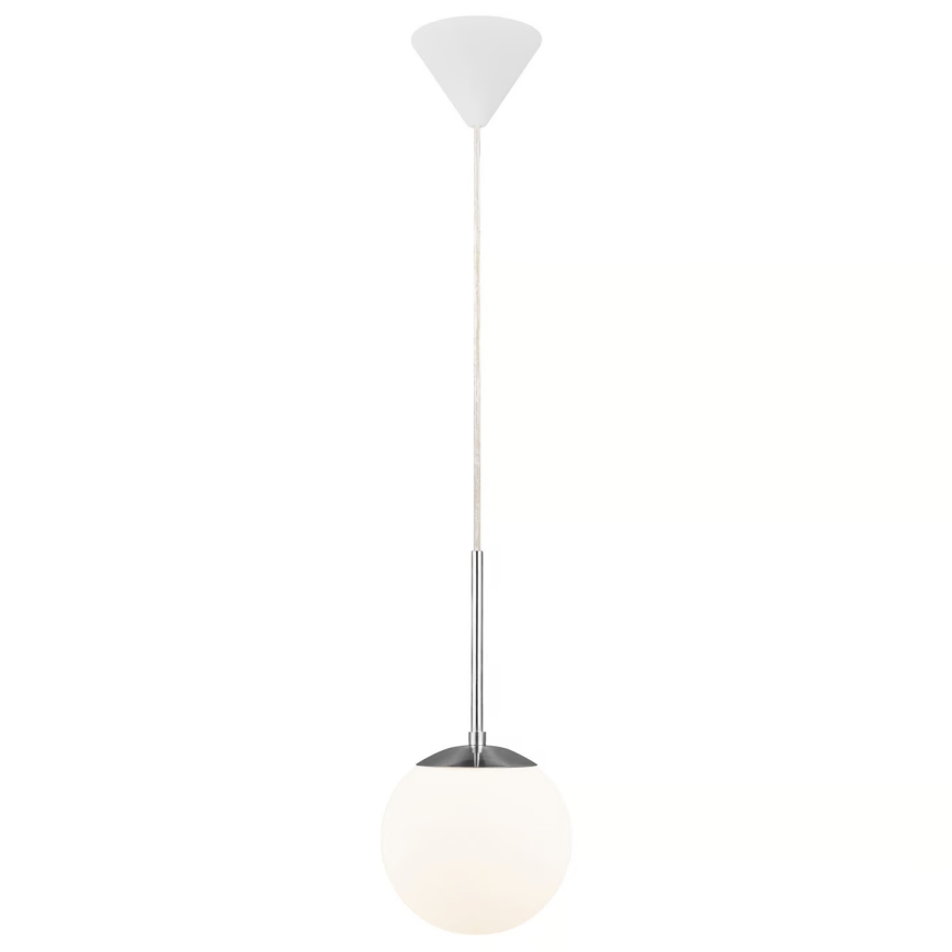 Nordlux - Luster na lanku CAFE 1xE27/15W/230V pr. 15 cm biela