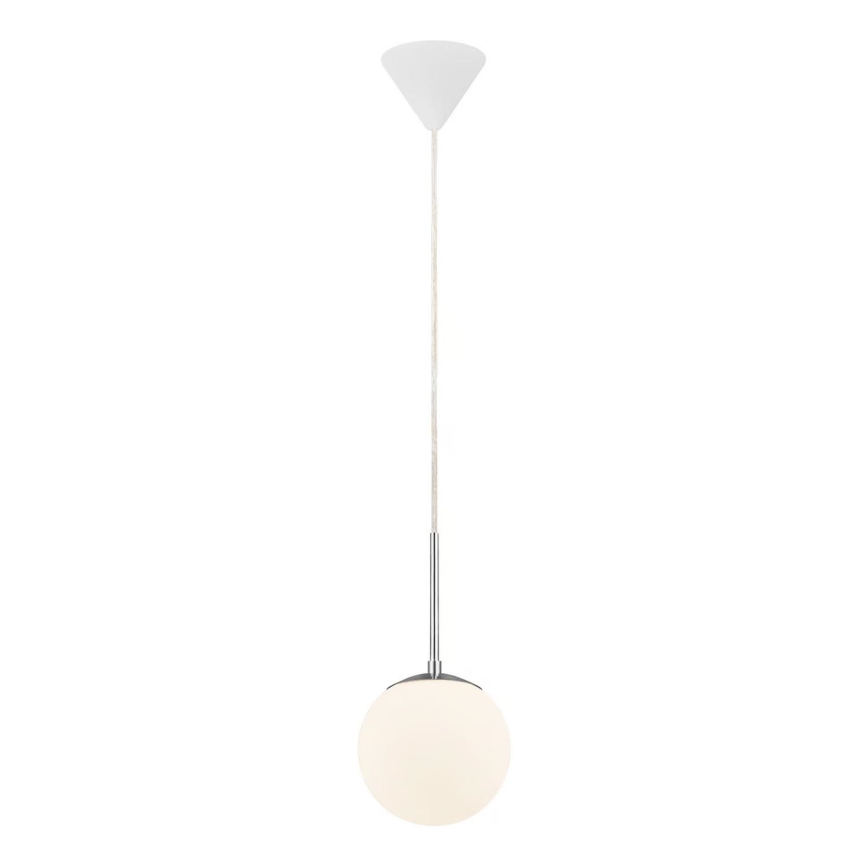 Nordlux - Luster na lanku CAFE 1xE27/15W/230V pr. 15 cm biela