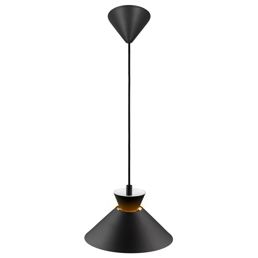 Nordlux - Luster na lanku DIAL 1xE27/40W/230V pr. 25 cm čierna