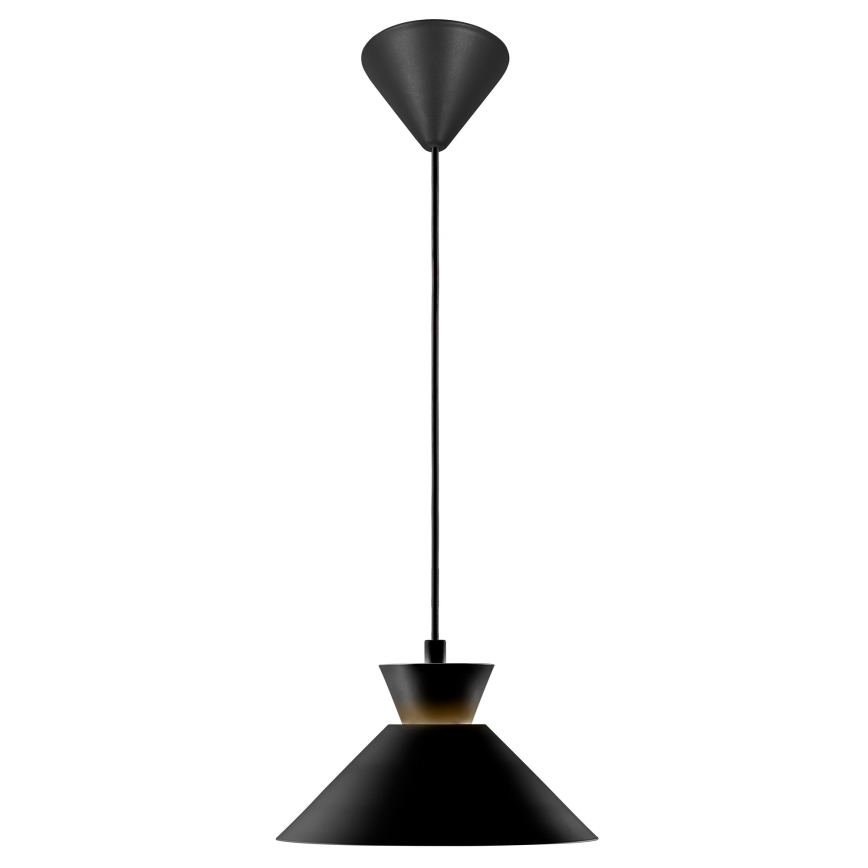 Nordlux - Luster na lanku DIAL 1xE27/40W/230V pr. 25 cm čierna
