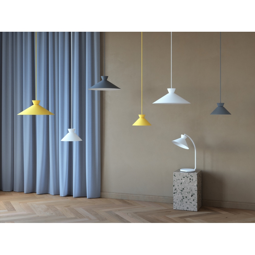 Nordlux - Luster na lanku DIAL 1xE27/40W/230V pr. 45 cm biela