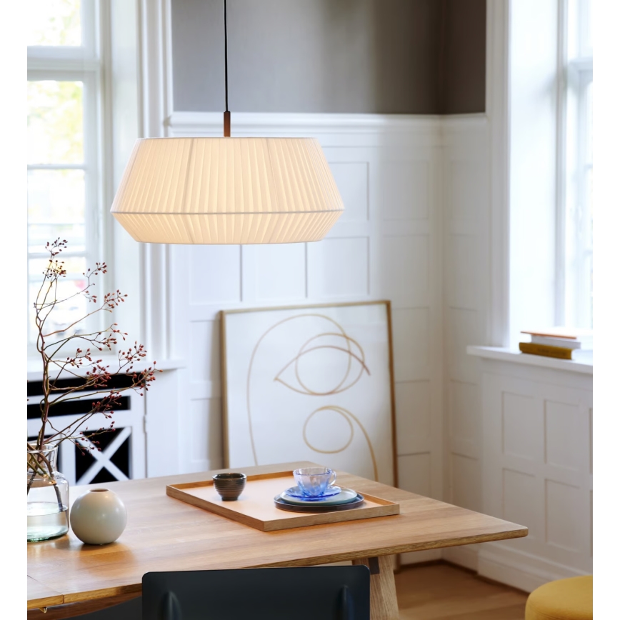 Nordlux - Luster na lanku DICTE 1xE27/60W/230V pr. 53 cm biela