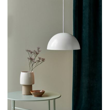 Nordlux - Luster na lanku ELLEN 1xE27/40W/230V pr. 30 cm biela