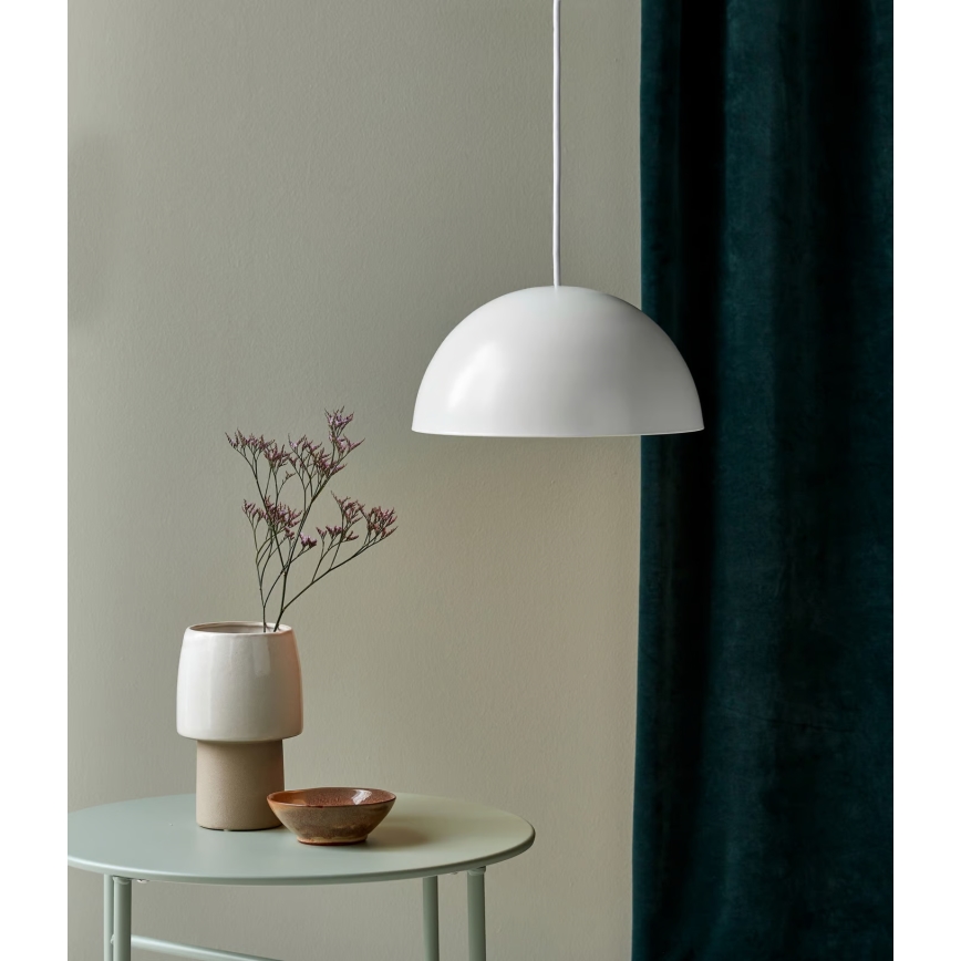 Nordlux - Luster na lanku ELLEN 1xE27/40W/230V pr. 30 cm biela