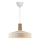 Nordlux - Luster na lanku ELVAS 1xE27/60W/230V pr. 37,5 cm béžová