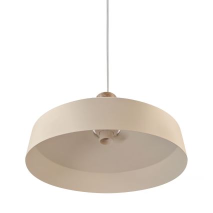 Nordlux - Luster na lanku ELVAS 1xE27/60W/230V pr. 37,5 cm béžová