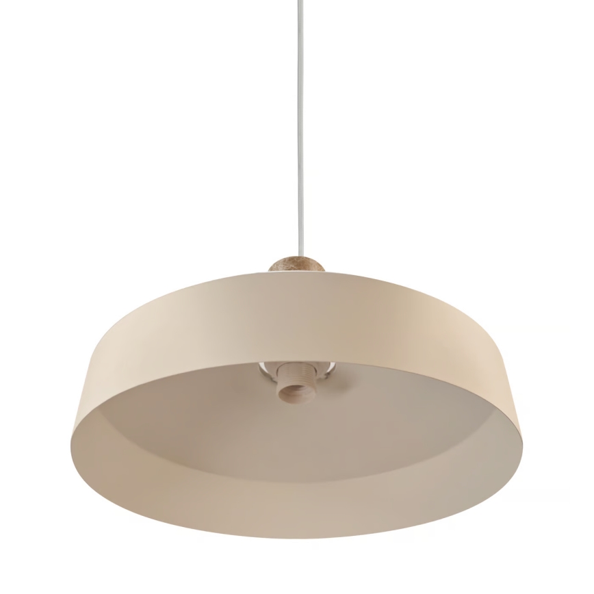 Nordlux - Luster na lanku ELVAS 1xE27/60W/230V pr. 37,5 cm béžová