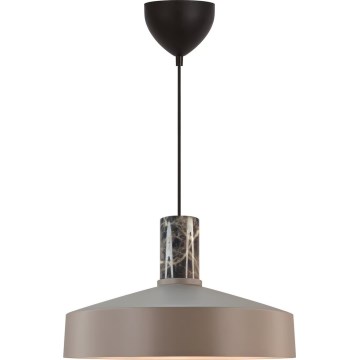 Nordlux - Luster na lanku ELVAS 1xE27/60W/230V pr. 37,5 cm hnedá