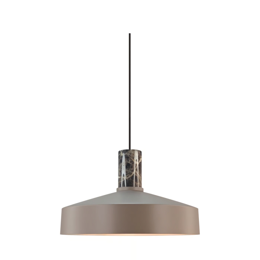 Nordlux - Luster na lanku ELVAS 1xE27/60W/230V pr. 37,5 cm hnedá