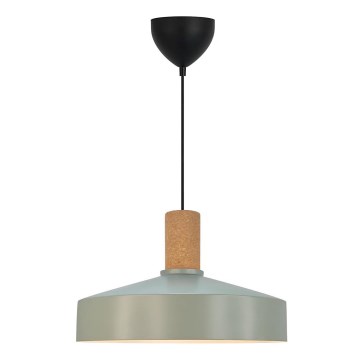 Nordlux - Luster na lanku ELVAS 1xE27/60W/230V pr. 37,5 cm zelená