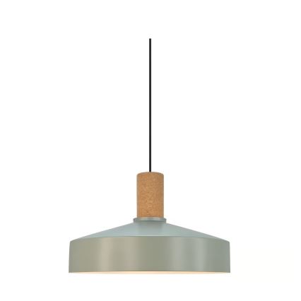 Nordlux - Luster na lanku ELVAS 1xE27/60W/230V pr. 37,5 cm zelená