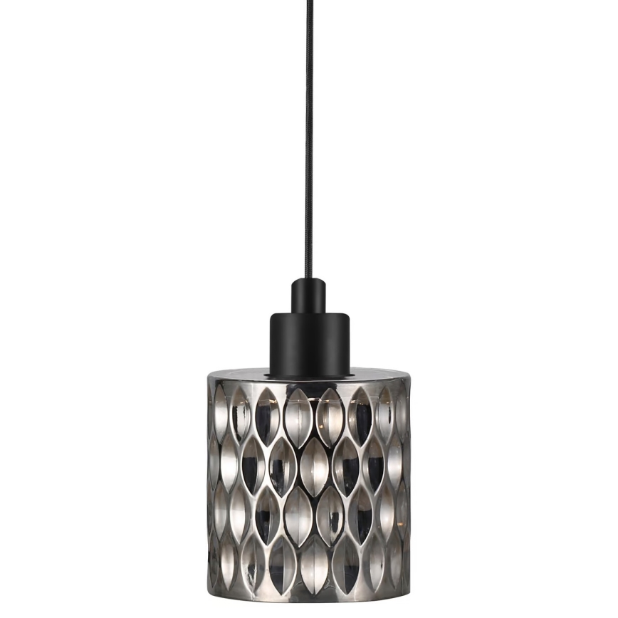 Nordlux - Luster na lanku HOLLYWOOD 1xE27/60W/230V pr. 10,8 cm dymová