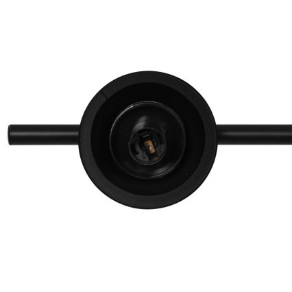 Nordlux - Luster na lanku LILLY 5xE14/10W/230V čierna