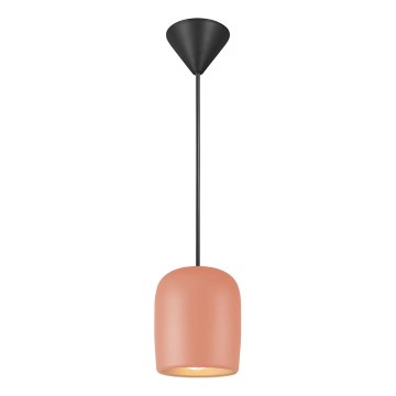 Nordlux - Luster na lanku NOTTI 1xE27/25W/230V pr. 12,5 cm oranžová