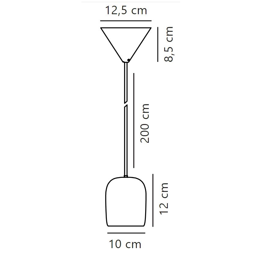 Nordlux - Luster na lanku NOTTI 1xE27/25W/230V zelená