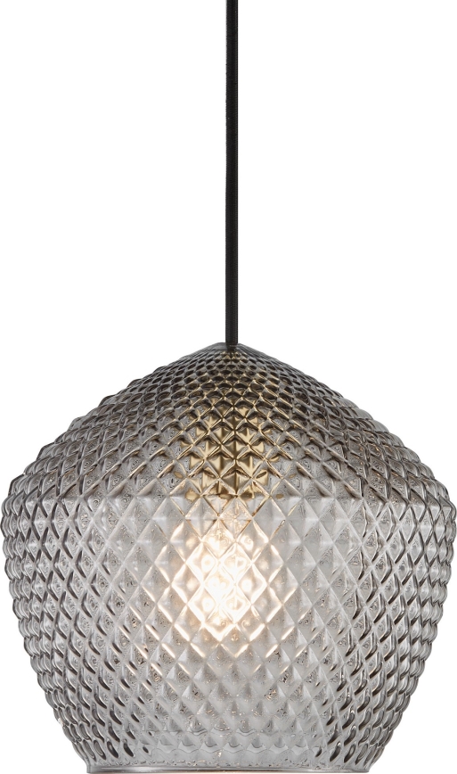 Nordlux - Luster na lanku ORBIFORM 1xE27/40W/230V čierna/šedá
