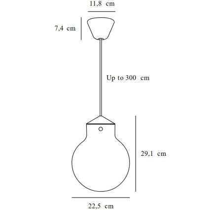 Nordlux - Luster na lanku RAITO 1xE27/25W/230V mosadz/biela