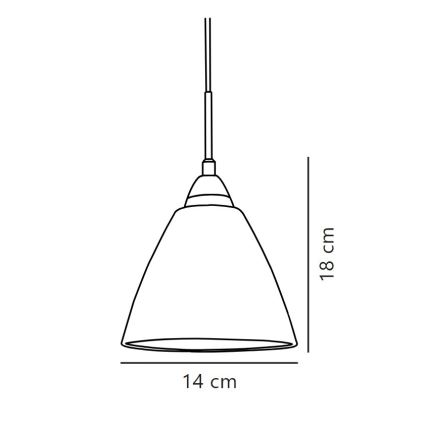 Nordlux - Luster na lanku READ 1xE14/40W/230V lesklý chróm