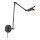 Nordlux - Nástenná lampa CONTINA 1xG9/5W/230V čierna