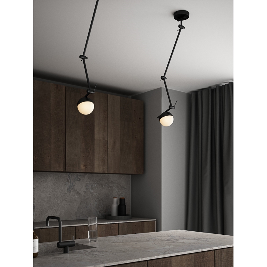 Nordlux - Nástenná lampa CONTINA 1xG9/5W/230V čierna