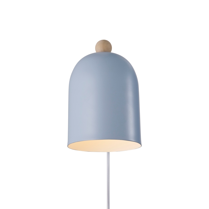 Nordlux - Nástenné bodové svietidlo GASTON 1xE27/15W/230V modrá