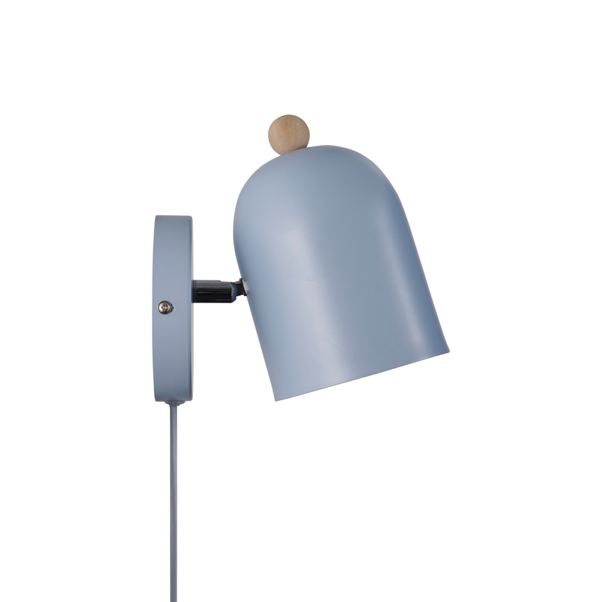 Nordlux - Nástenné bodové svietidlo GASTON 1xE27/15W/230V modrá
