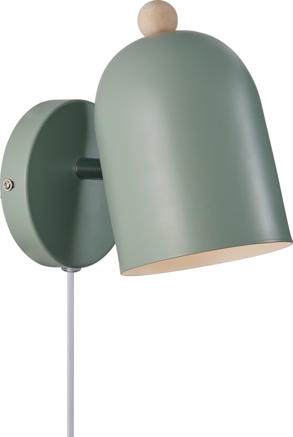 Nordlux - Nástenné bodové svietidlo GASTON 1xE27/15W/230V zelená