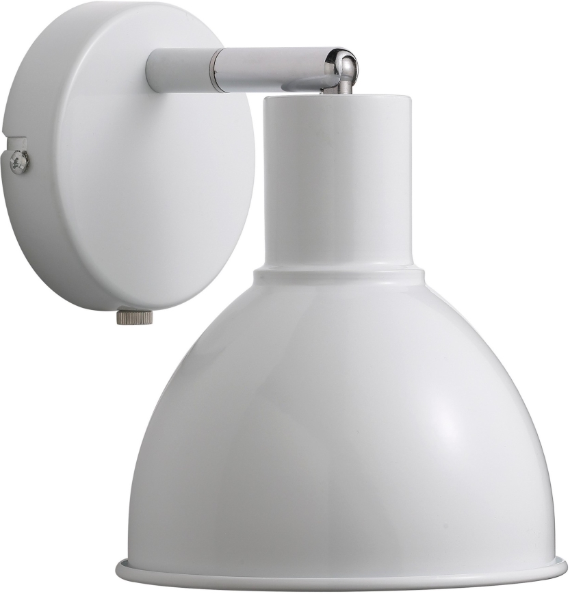 Nordlux - Nástenné bodové svietidlo POP 1xE27/18W/230V biela