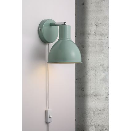 Nordlux - Nástenné bodové svietidlo POP 1xE27/18W/230V mintová