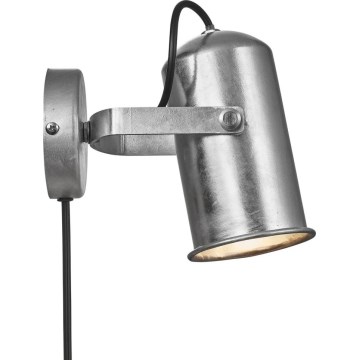 Nordlux - Nástenné bodové svietidlo PORTER 1xE27/60W/230V matný chróm
