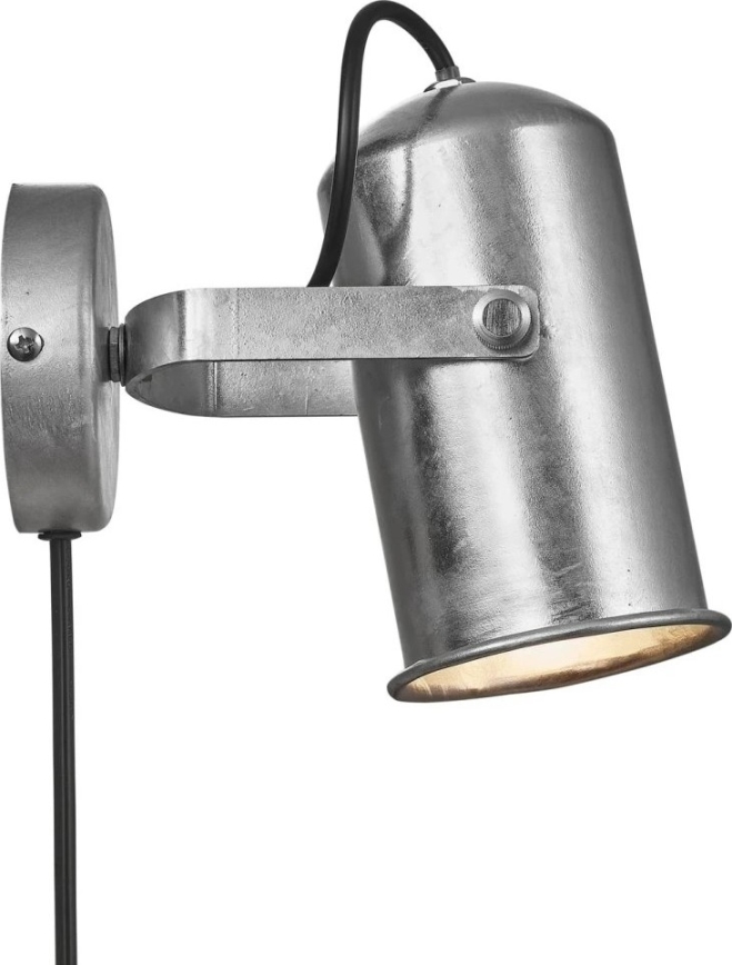 Nordlux - Nástenné bodové svietidlo PORTER 1xE27/60W/230V matný chróm