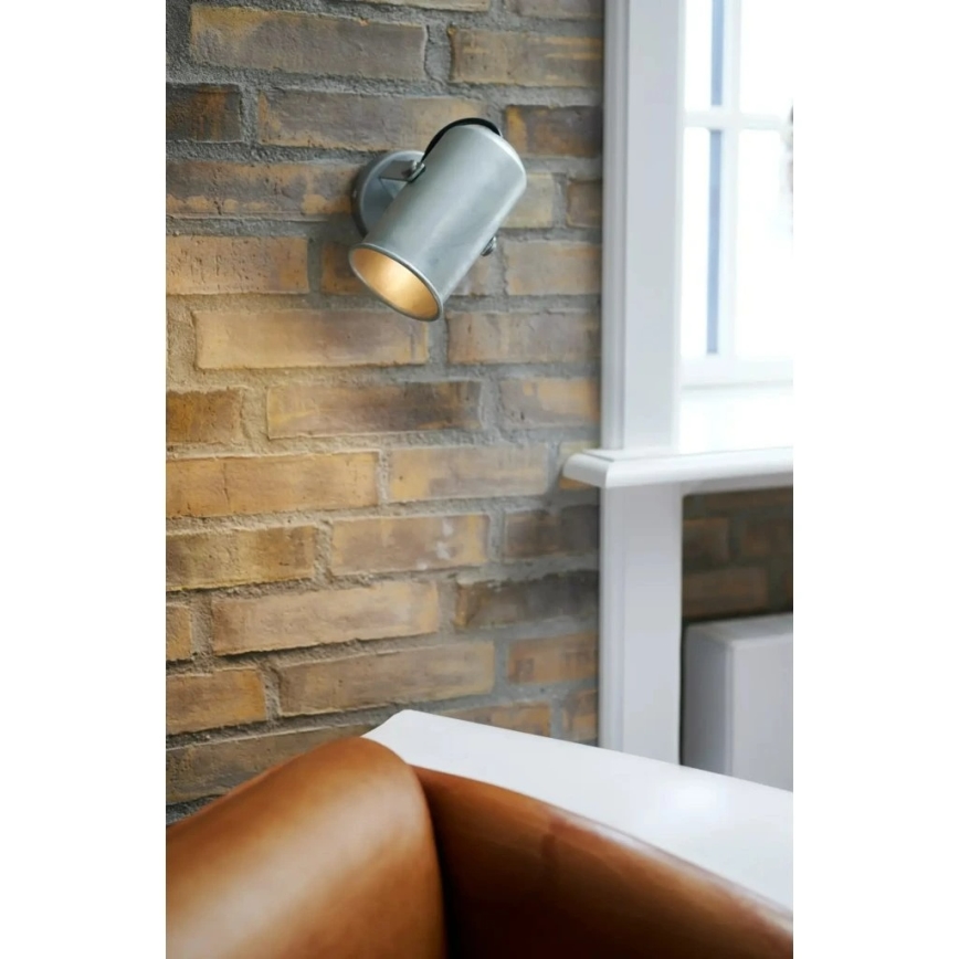 Nordlux - Nástenné bodové svietidlo PORTER 1xE27/60W/230V matný chróm