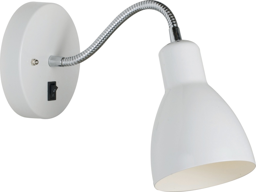Nordlux - Nástenné flexibilné bodové svietidlo CYCLONE 1xE14/15W/230V biela