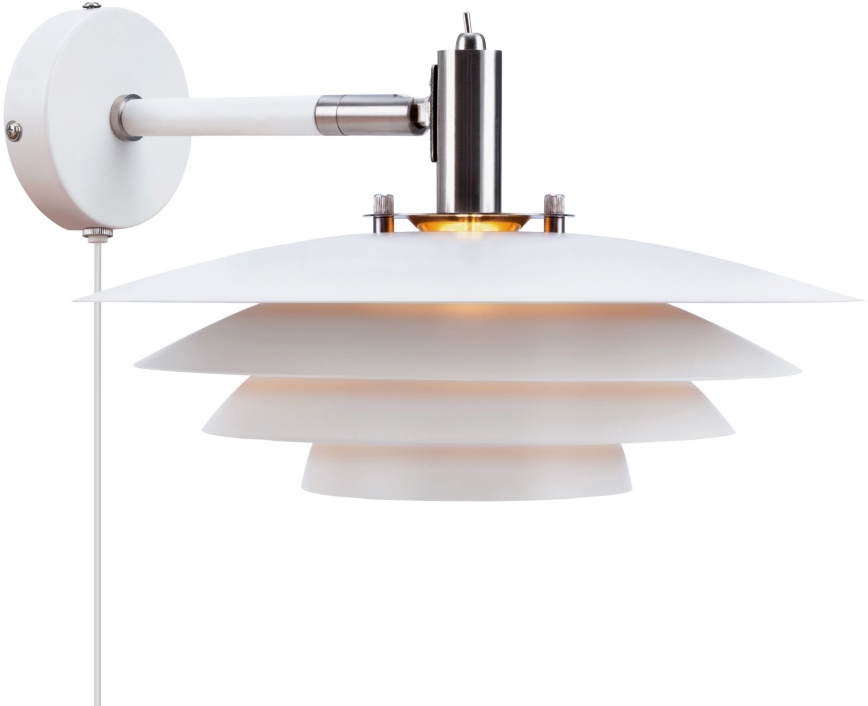 Nordlux - Nástenné svietidlo BRETAGNE 1xG9/25W/230V biela