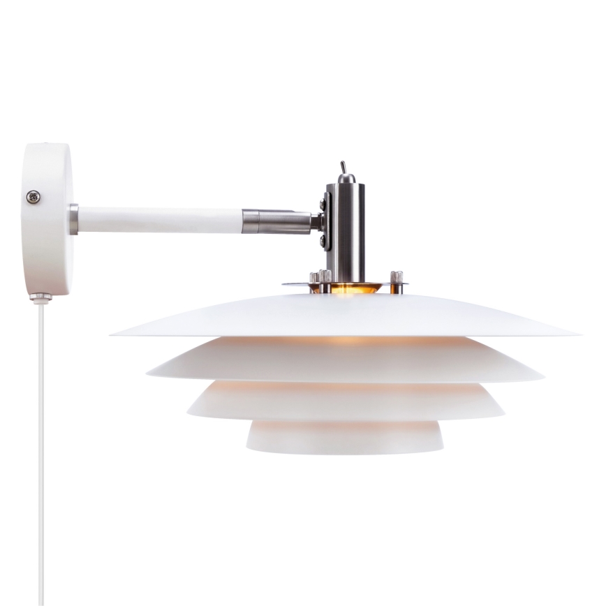 Nordlux - Nástenné svietidlo BRETAGNE 1xG9/25W/230V biela