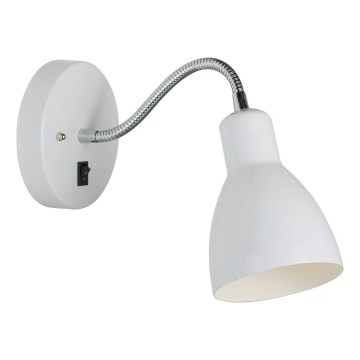 Nordlux - Nástenné svietidlo CYCLONE 1xE14/15W/230V biela