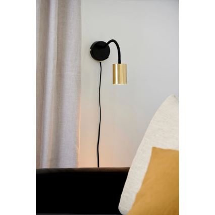 Nordlux - Nástenné svietidlo EXPLORE 1xGU10/7W/230V mosadz