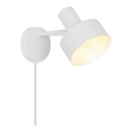 Nordlux - Nástenné svietidlo MATIS 1xE27/15W/230V biela