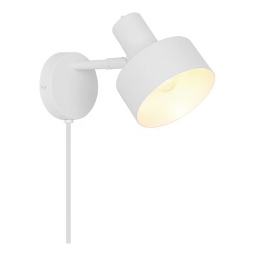 Nordlux - Nástenné svietidlo MATIS 1xE27/15W/230V biela