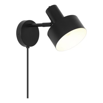Nordlux - Nástenné svietidlo MATIS 1xE27/15W/230V čierna