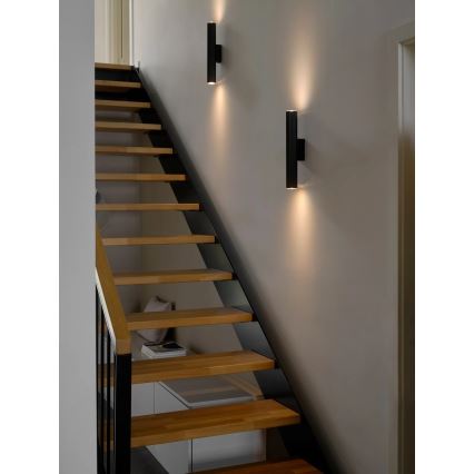 Nordlux - Nástenné svietidlo VICO 2xGU10/5W/230V čierne