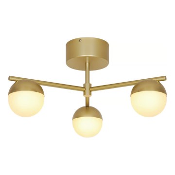 Nordlux - Prisadený luster CONTINA 3xG9/5W/230V mosadz
