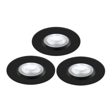 Nordlux - SADA 3x LED RGB Stmievateľné kúpeľňové podhľadové svietidlo DON SMART LED/4,7W/230V 2200-6500K IP65