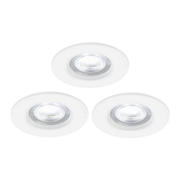 Nordlux - SADA 3x LED RGB Stmievateľné kúpeľňové podhľadové svietidlo DON SMART LED/4,7W/230V 2200-6500K IP65