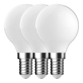 Nordlux - SADA 3x LED žiarovky G45 E14/4W/230V 2700K