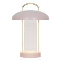 Nordlux - stmievateľná nabíjacia dotyková LED stolná lampa MIRANO LED/3W/3,7V ružová