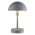 Nordlux - stmievateľná nabíjateľná vonkajšia stolová lampa ELLEN LED/2,8W/3,7V 2200 mAh IP44 sivá