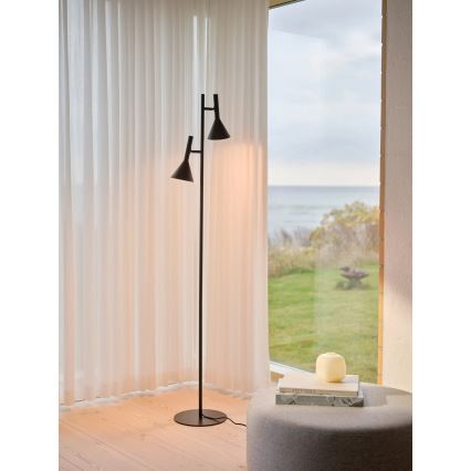 Nordlux - Stojacia lampa KELVIS 2xGU10/12W/230V čierna